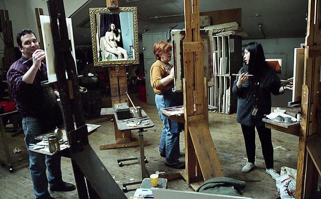 Mandy Corrado. Palette & Chisel Painting Studio, 2004.