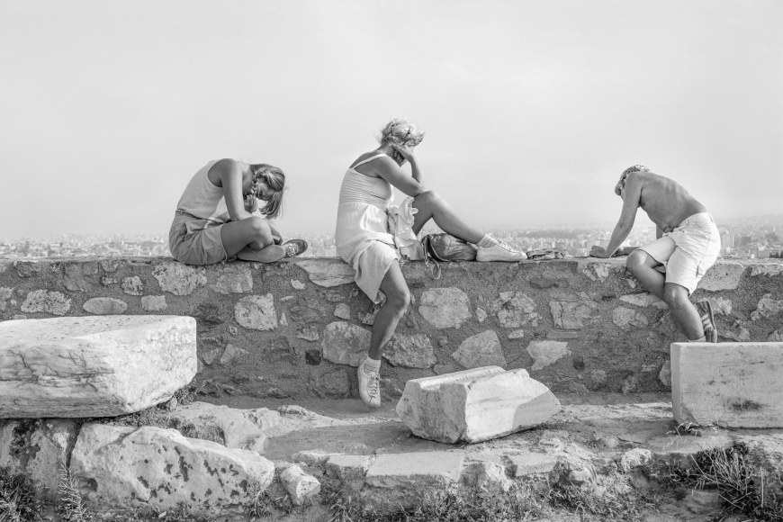 Untitled from “On the Acropolis” 1983 - 1984, 20 x 24 inch silver gelatin print