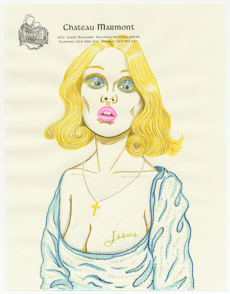 ED TEMPLETON Cross and Tattoo Girl, 2019