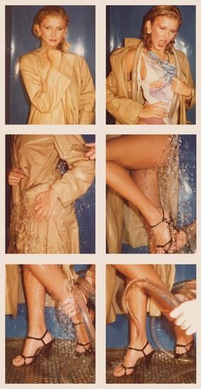 Liliana (for VIVA Magazine). 1977, 	Six 4.5 x 3.25 inch unique vintage Kodak prints