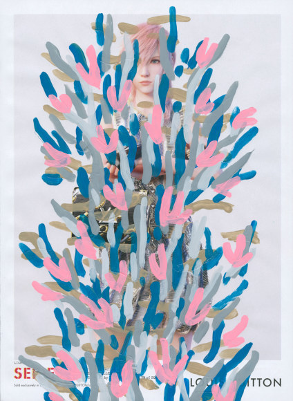 Untitled (Lightning of Final Fantasy for Louis Vuitton), 2016 , 10.75 x 8 inches