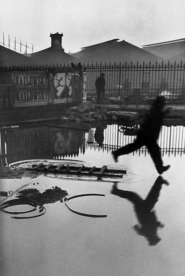 Henri Cartier-Bresson, 	Behind the Gare Saint Lazare. 1932.