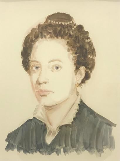  Sofonisba Anguissola, 	From the series &quot;The History of Art&quot; 2014 - 2016