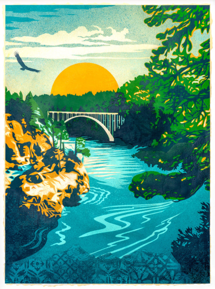 Shepard Fairey, Russian River, 2025