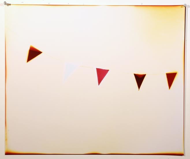 Prayer Flags, Left, 2016, 	Analog Chromogenic Photo, Unique