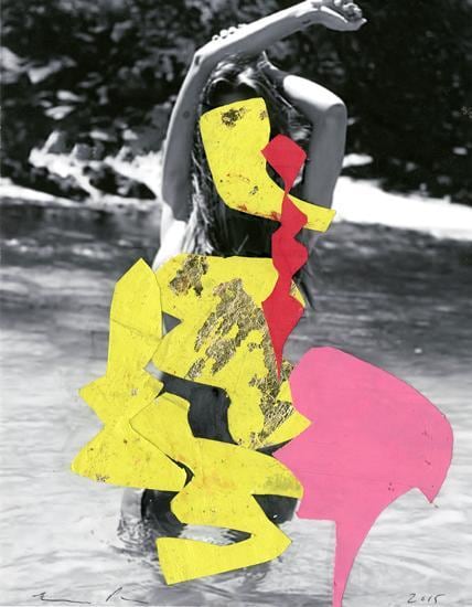 Untitled, 2015, 	11 x 8.5 unique collage