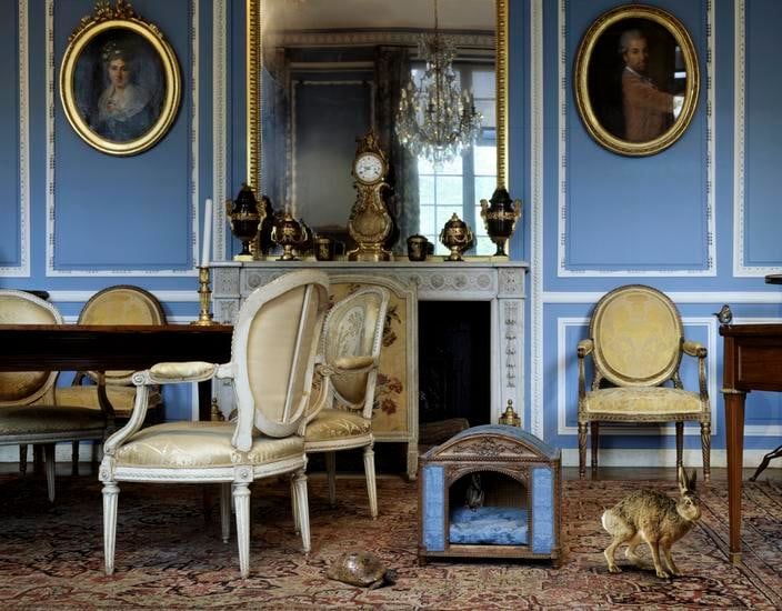 The Blue Salon Louis XVI (3), 2006, 	27 x 35 inch archival pigment print