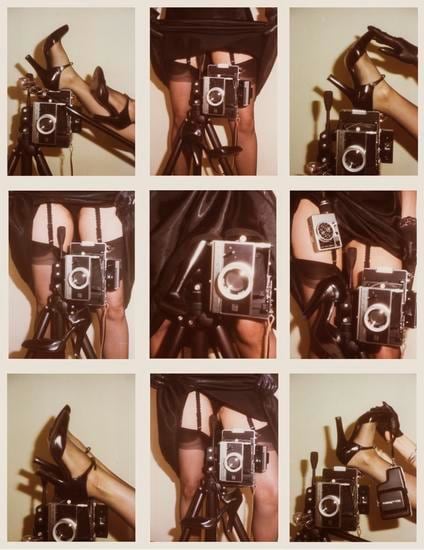 Shoes Series. 1976, 	Nine 4.5 x 3.25 inch unique vintage Kodak prints