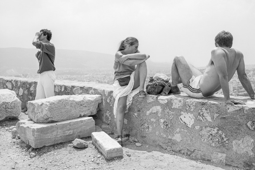 Untitled from “On the Acropolis” 1983 - 1984, 20 x 24 inch silver gelatin print