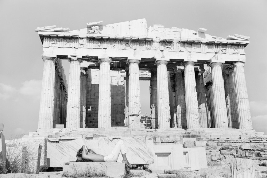 Untitled from “On the Acropolis” 1983 - 1984, 20 x 24 inch silver gelatin print