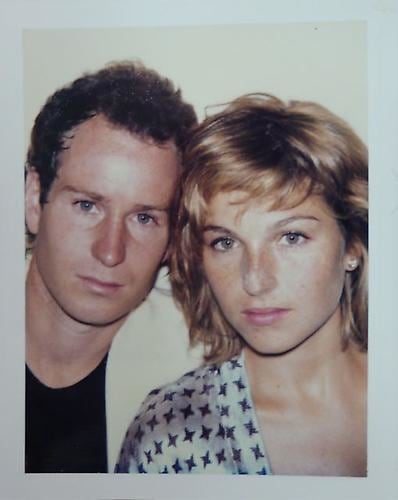 John McEnroe & Tatum O'Neal, 1985.