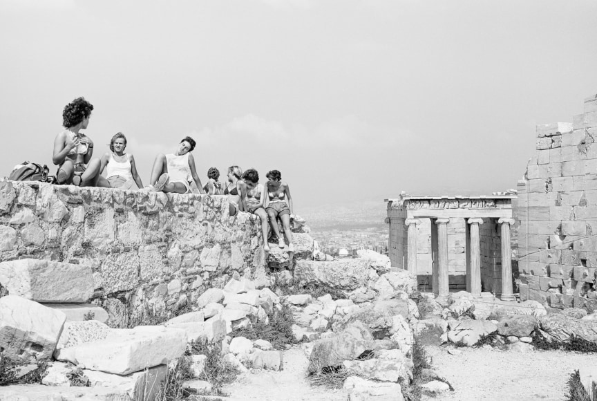 Untitled from “On the Acropolis” 1983 - 1984, 20 x 24 inch silver gelatin print