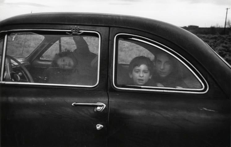 Robert Frank, 	Family on the Road. 1955. 