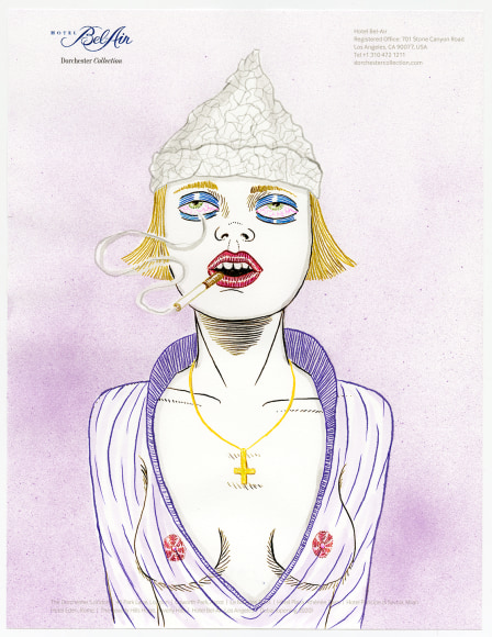 ED TEMPLETON Girl with Tinfoil Hat, 2019