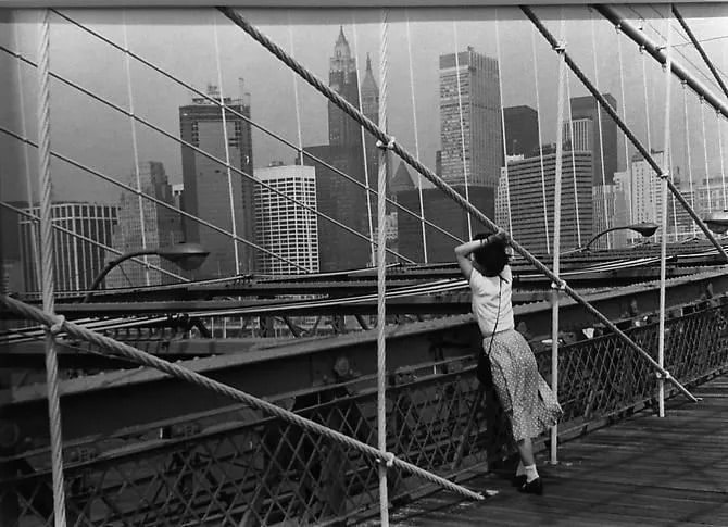 Edouard Boubat  Le Pont de Brooklyn, New York, 1982