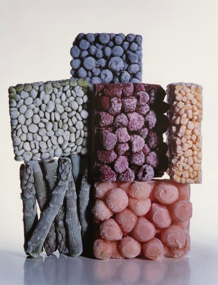 Irving Penn, Frozen Food with String Beans.  1977