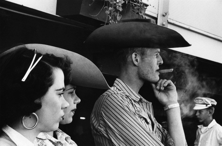Rodeo. Detroit. 1955, 16 x 20 inch gelatin silver print