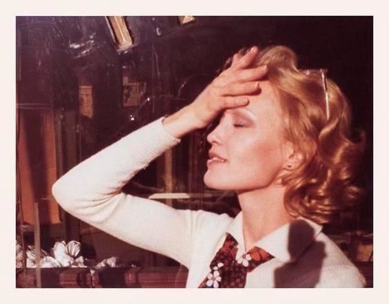 Jessica Lange. 1974, 	3.25 x 4.5 inch unique vintage Kodak print
