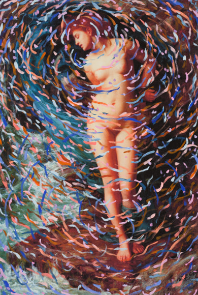 Untitled (Andromeda by Edward Poynter, 1869), 2017 , 29.5 x 19.75 inches