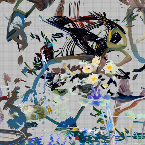 #1 crash mp3_ways that error, 2019, 59 x 59 inches