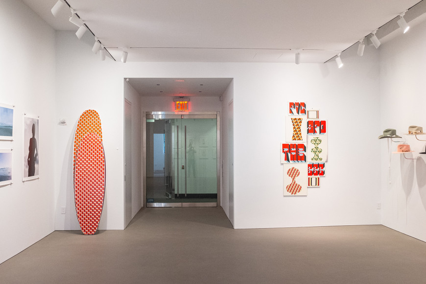 Installation shot "Cali Style" Barry McGee wall