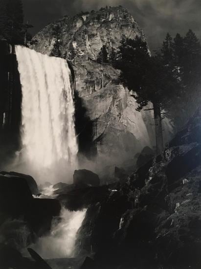 Ansel Adams, 	Vernal Falls, Yosemite National Park, California. 1920