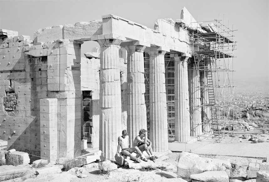 Untitled from “On the Acropolis” 1983 - 1984, 20 x 24 inch silver gelatin print