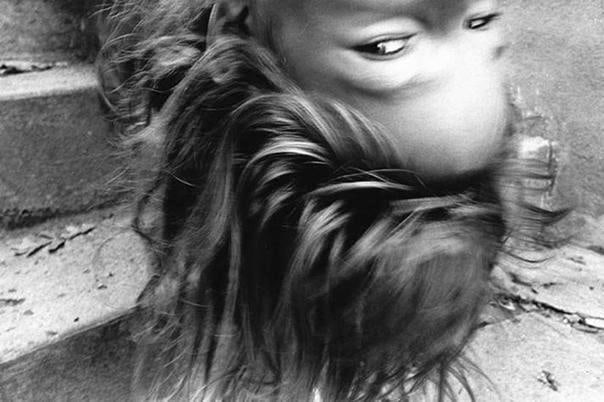 Upside-Down Girl, 1974, 	16 x 20 inch gelatin silver print