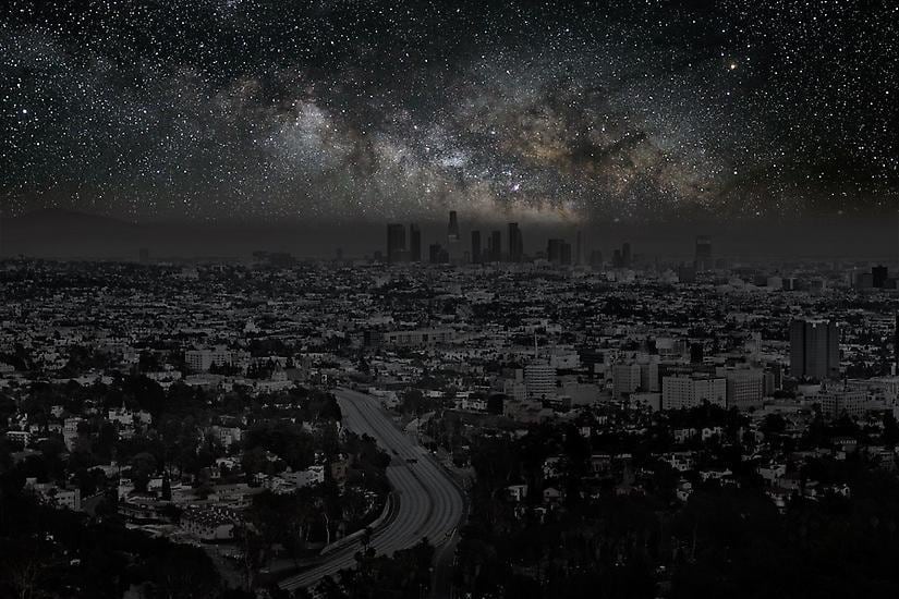 Los Angeles 34&deg; 06&rsquo; 58&rsquo;&rsquo; N 2012-06-15 lst 14:52, 26 x 40 inch pigment print - Edition of 5&nbsp;
