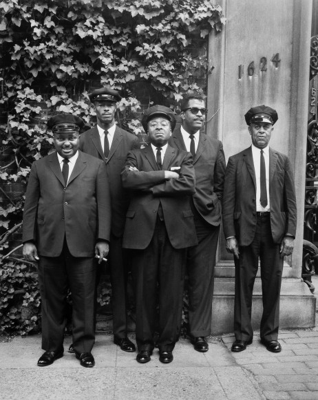 Chauffeurs, Washington D.C.&nbsp;1965, 20 x 16 inch gelatin silver print