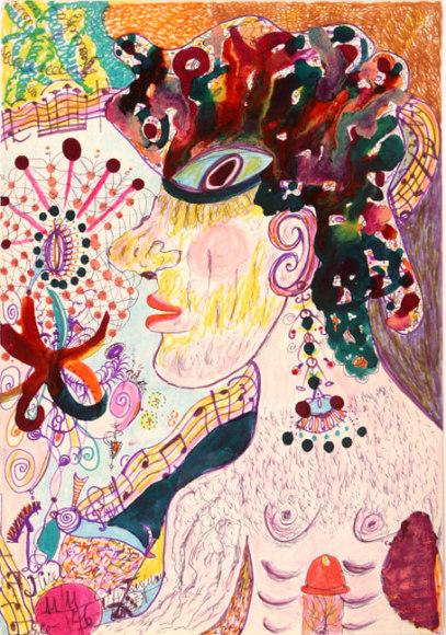 Ele D&#039;Artagnan Fallofania con Maschera e Danza, 1976