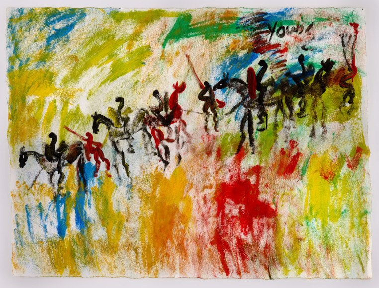 Purvis Young, On the March, 1996