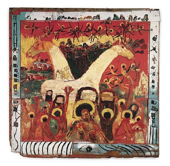 Purvis Young, Locked Up Their Minds, 1972