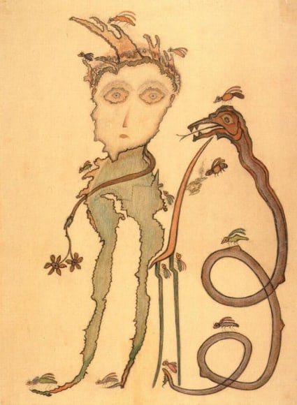 Heinrich Anton M&uuml;ller, The Man with the Flies and the Snake, date unknown