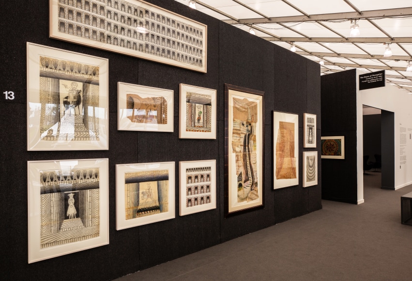 &quot;The Doors of Perception,&quot; installation view. Photo by Olya Vysotskaya., Works by Mart&iacute;n Ram&iacute;rez.