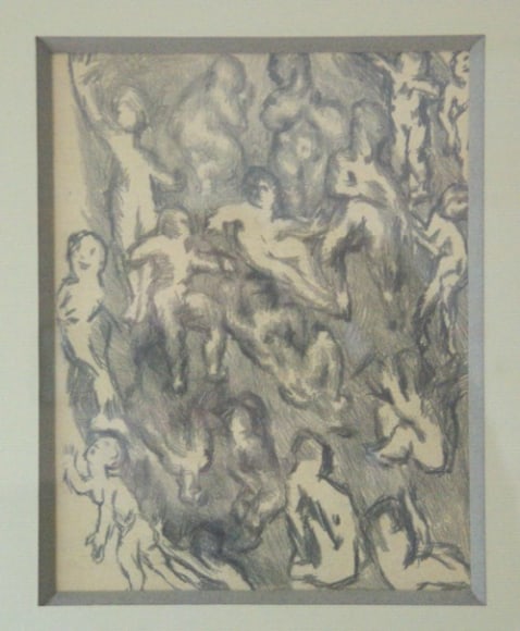 Louis Soutter, Nus en l&eacute;vitation, n.d.