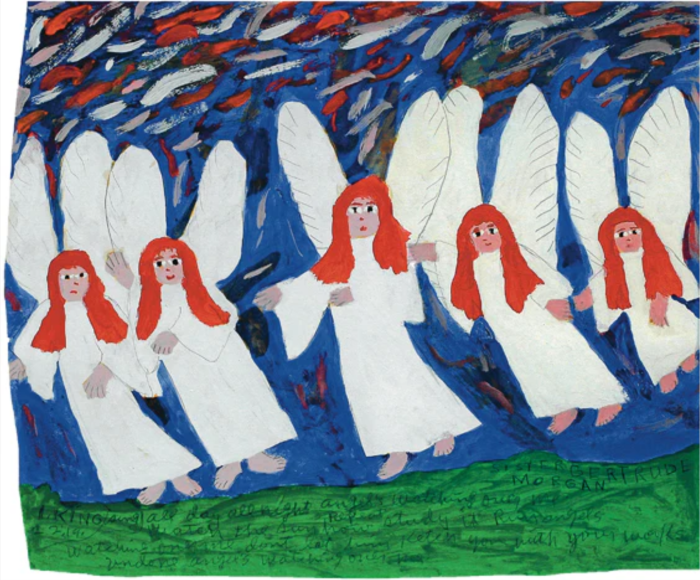 Sister Gertrude Morgan, Angels Watching Over Me, c. 1970s