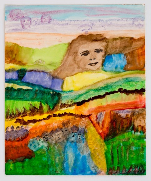 Agatha Wojciechowsky (1896-1986) Germany/USA, Untitled, c. 1967, Ink and watercolor on paper, 17 x 14 in