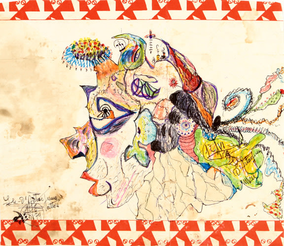 Ele D&#039;Artagnan Mask Composition I, 1971