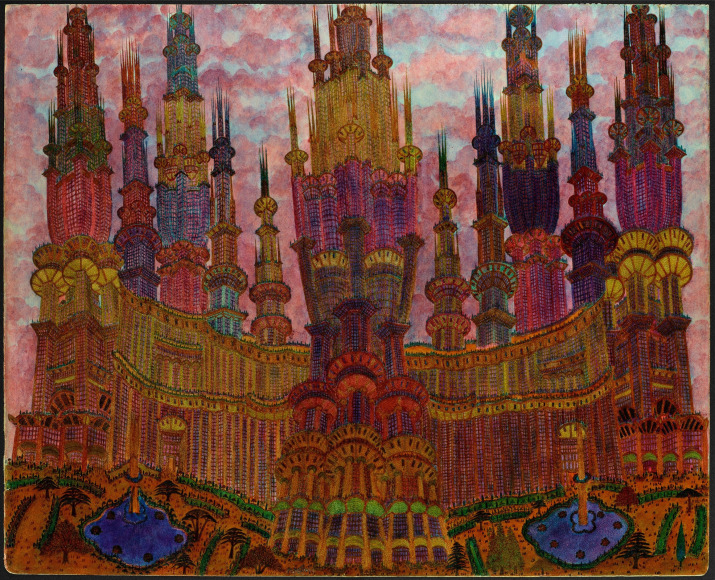 Marcel Storr (1911-1976) France, Untitled, c. 1968, Graphite, colored ink and varnish on Canson paper, 20 x 24 in