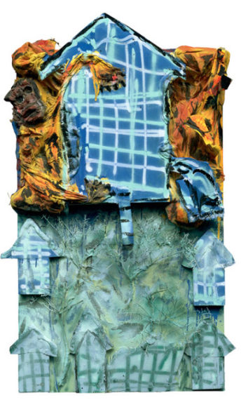 Thornton Dial You Can&#039;t Get Away from the Shotgun House, 1994