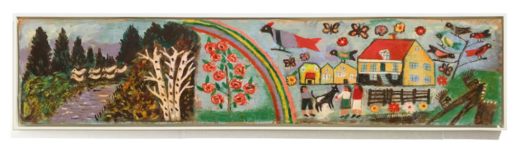 Aaron Birnbaum Untitled [Beautiful home with rainbow], c.1985