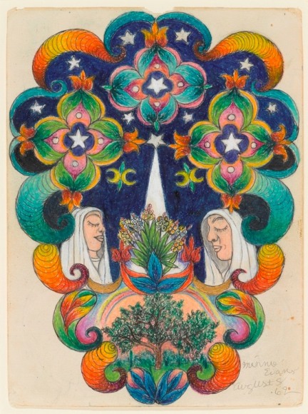 Minnie Evans The Tree of Life, 1962