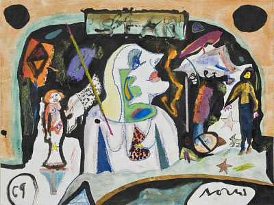 Norris Embry Untitled Drawing #3, 1969