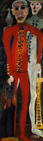 Jon Serl, 2 Dogs--3 BANDSMEN; and camera, 1963