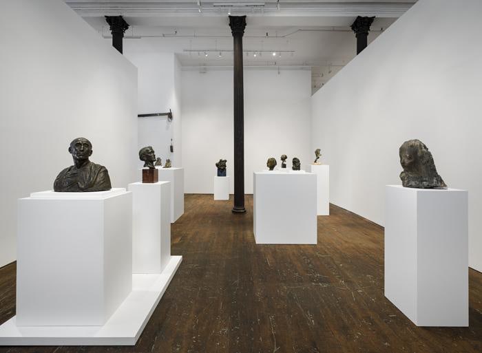 Medardo Rosso: Ten Bronzes – installation view 1