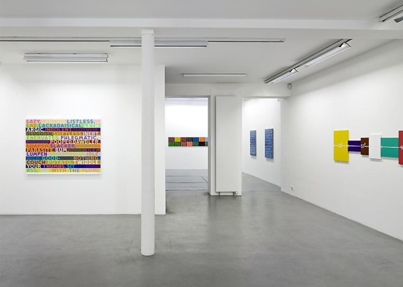 Mel Bochner, 1998-2007: Painting, sculpture and installation – installation view 1