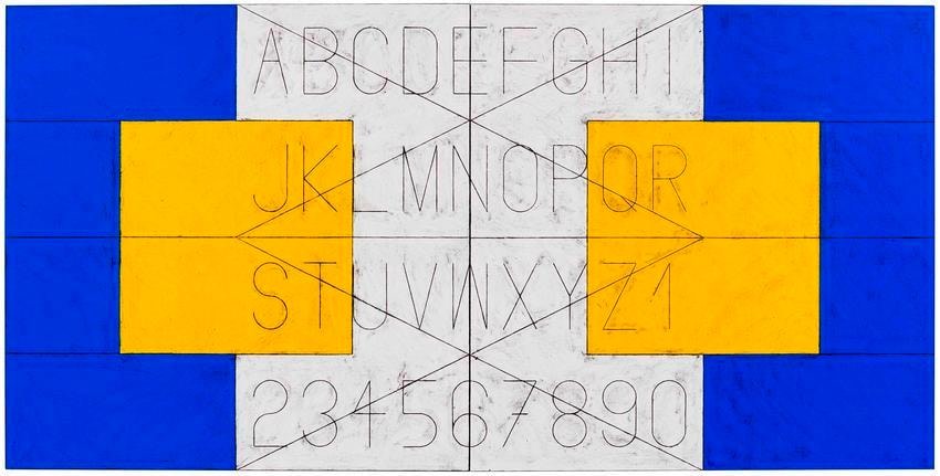 Matt Mullican Untitled (Alphabet in Language)