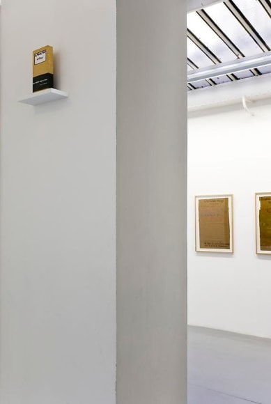 Robert Filliou: Je Meurs trop – installation view 10