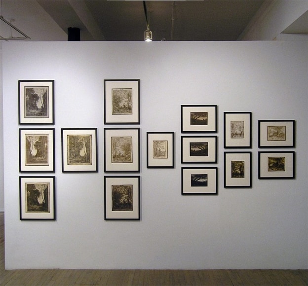 The Hand-drawn Negative: Clichés-Verre by Corot, Daubigny, Delacroix, Millet and Rousseau (1854 - 1862) – installation view 1